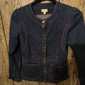 Renee Bardot Y2k Denim Button-Up Jacket